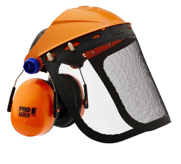 Picture of PRO STRIKER BROWGUARD + MESH VISOR + ADDER EARMUFF COMBO