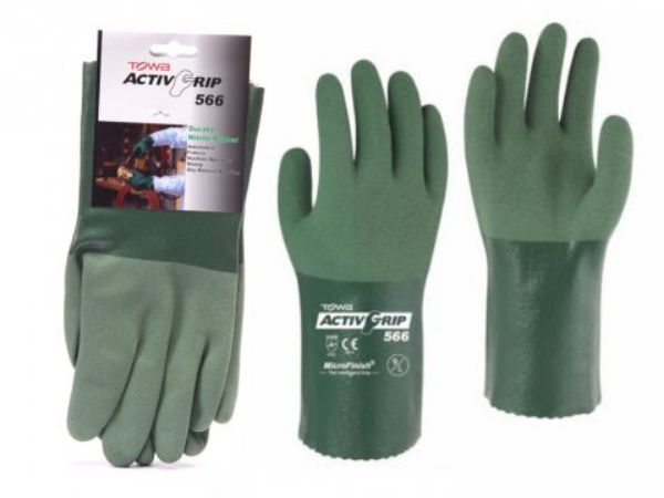 Picture of ESKO GREEN ACTIVGRIP 566 DOUBLE DIPPED NITRILE