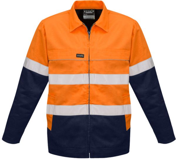 Picture of MENS HI VIS COTTON DRILL JACKET