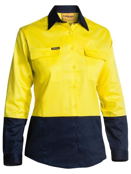 Picture of BISLEY WOMEN'S HI VIS DRILL SHIRT