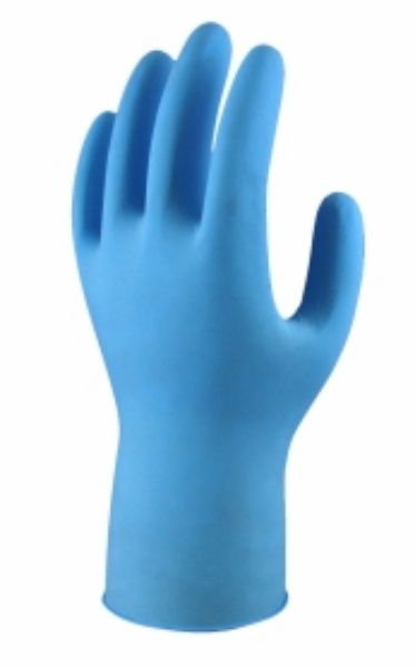 Picture of LYNN RIVER NITRILE 300MM BLUE GLOVE DISPOSABLE