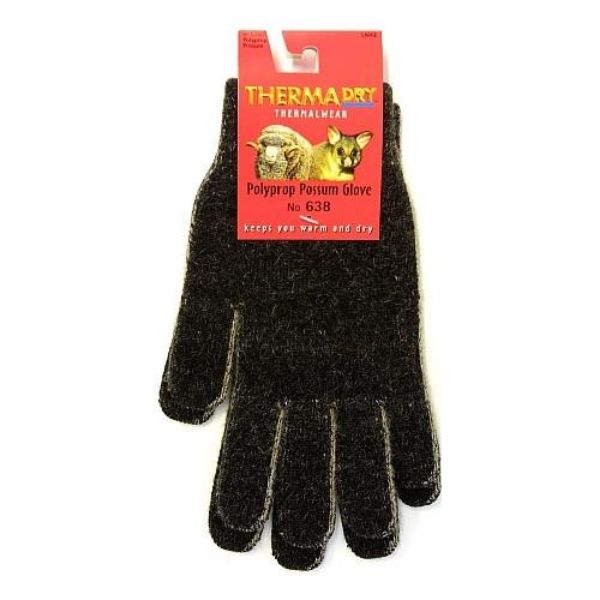 Picture of THERMADRY POSSUM/POLYPROPYLENE GLOVES - FINGERED
