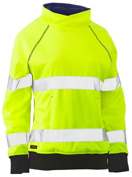 Picture of BISLEY WOMEN'S TAPED HI VIS FLEECE JUMPER