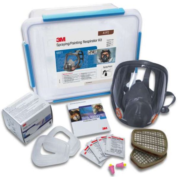 Picture of 3M 6000 SERIES FULL FACE SPRAYING RESPIRATOR KIT