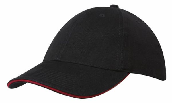 Picture of HSZ BRUSHED HEAVY COTTON CAP WITH SANDWICH TRIM