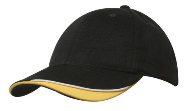 Picture of HSZ BRUSHED HEAVY COTTON CAP WITH INDENTED PEAK