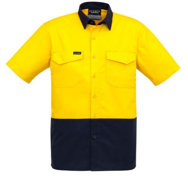 Picture of MENS RUGGED COOLING HI VIS SPLICED S/S SHIRT
