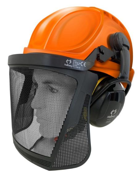 Picture of ARMOUR HARD HAT EARMUFF & VISOR FORESTRY KIT MESH