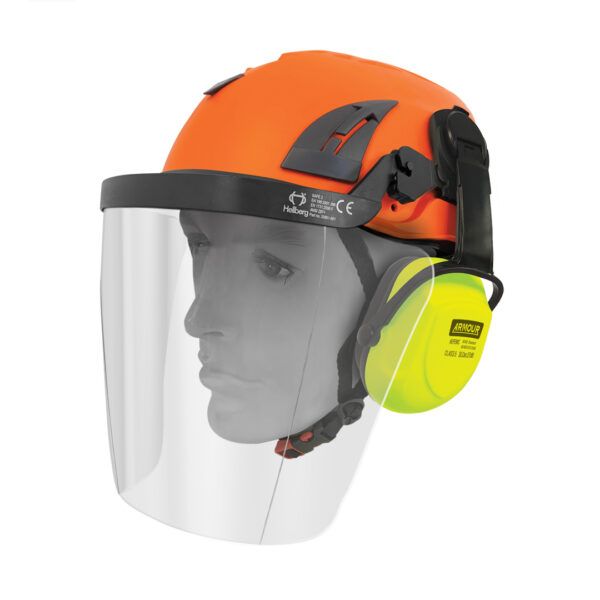 Picture of ARMOUR®HELLBERG® INDUSTRIAL HELMET EARMUFF & CLEAR VISOR KIT