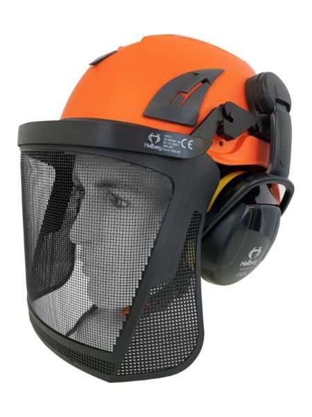 Picture of ARMOUR®HARD HAT EARMUFF & VISOR FORESTRY DELUX KIT MESH