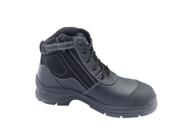 Picture of BLUNDSTONE 319 UNISEX ZIP UP SERIES SAFETY BOOTS - BLACK