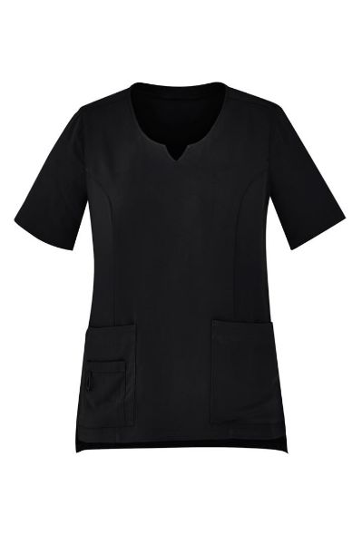 Picture of WOMENS TAILORED FIT ROUND NECK SCRUB TOP