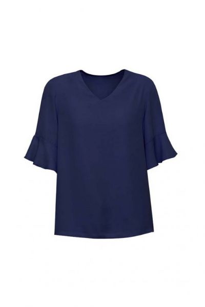 Picture of ARIA FLUTED SLEEVE BLOUSE