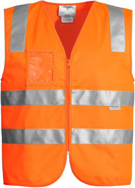 Picture of UNISEX HI VIS FULL ZIP VEST
