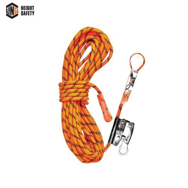Picture of LINQ KERNMANTLE ROPE WITH THIMBLE EYE & ROPE GRAB 30M
