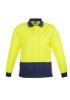 Picture of UNISEX HI VIS BASIC SPLICED POLO - LONG SLEEVE